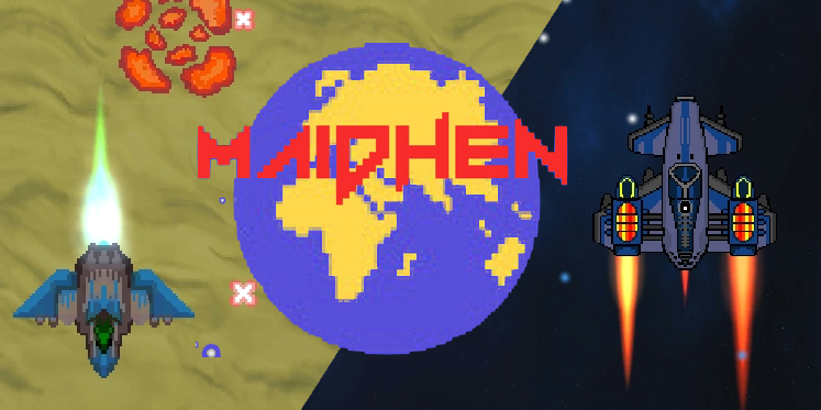 Maidhen spacecraft in action